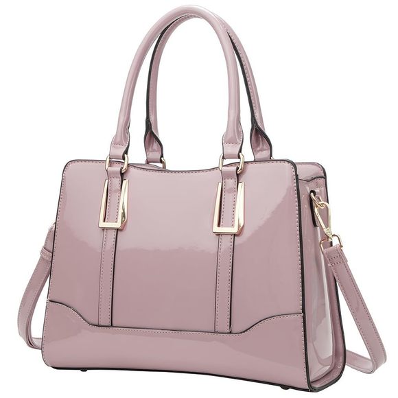 Shiny Patent Leather Handbags Shoulder Bags Fashion Satchel Purses Top Handle ^ - Picture 1 of 6